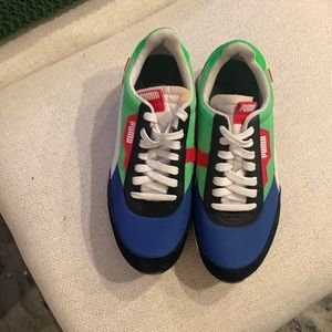 Brand new Puma multi-colored sneakers